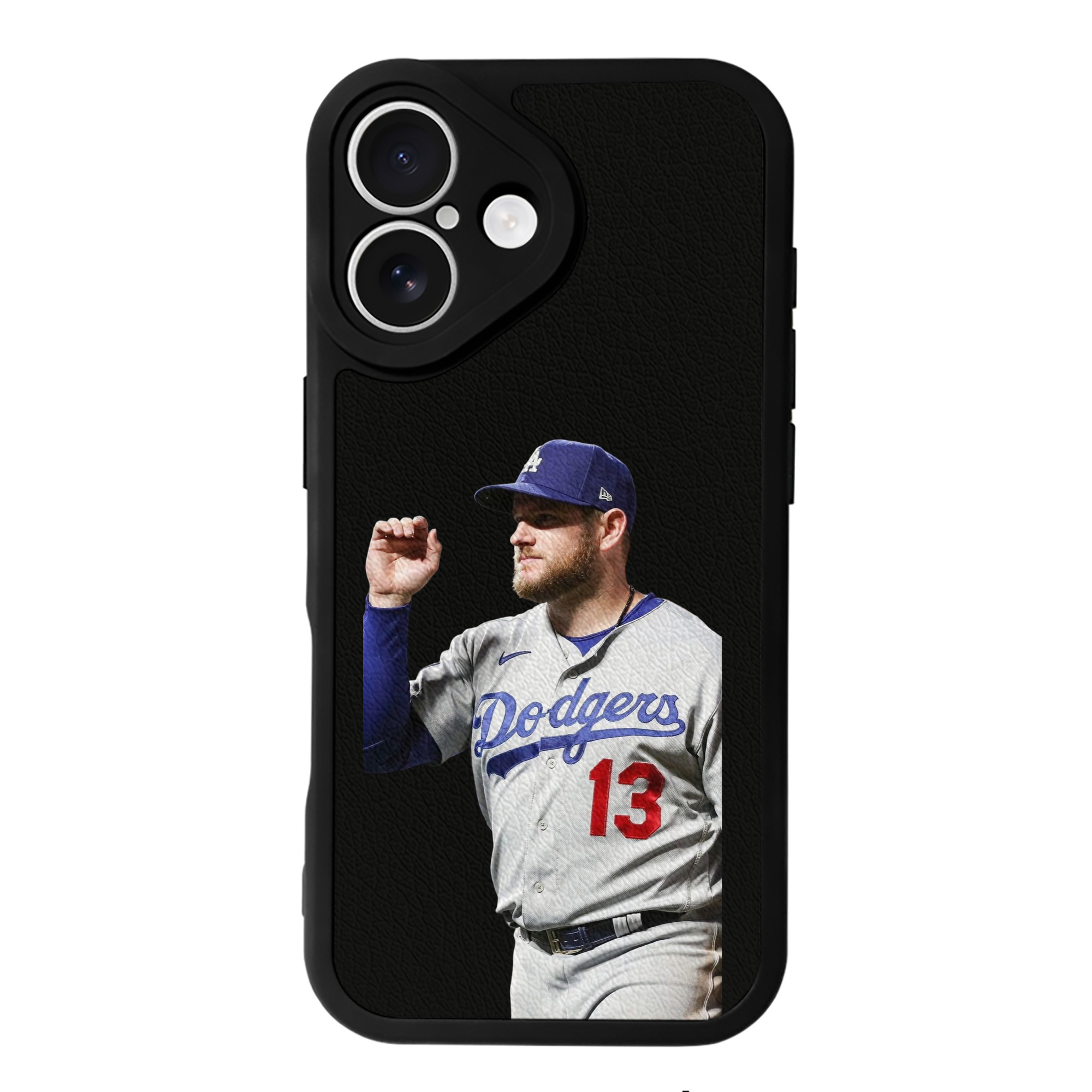  IPhone 16 Silicone Leather Case – UV Print, Lambskin Texture – Perfect Fit, Wireless Charging Compatible, Scratch Resistant, Precise Cutouts – Stylish Protection For IPhone 16